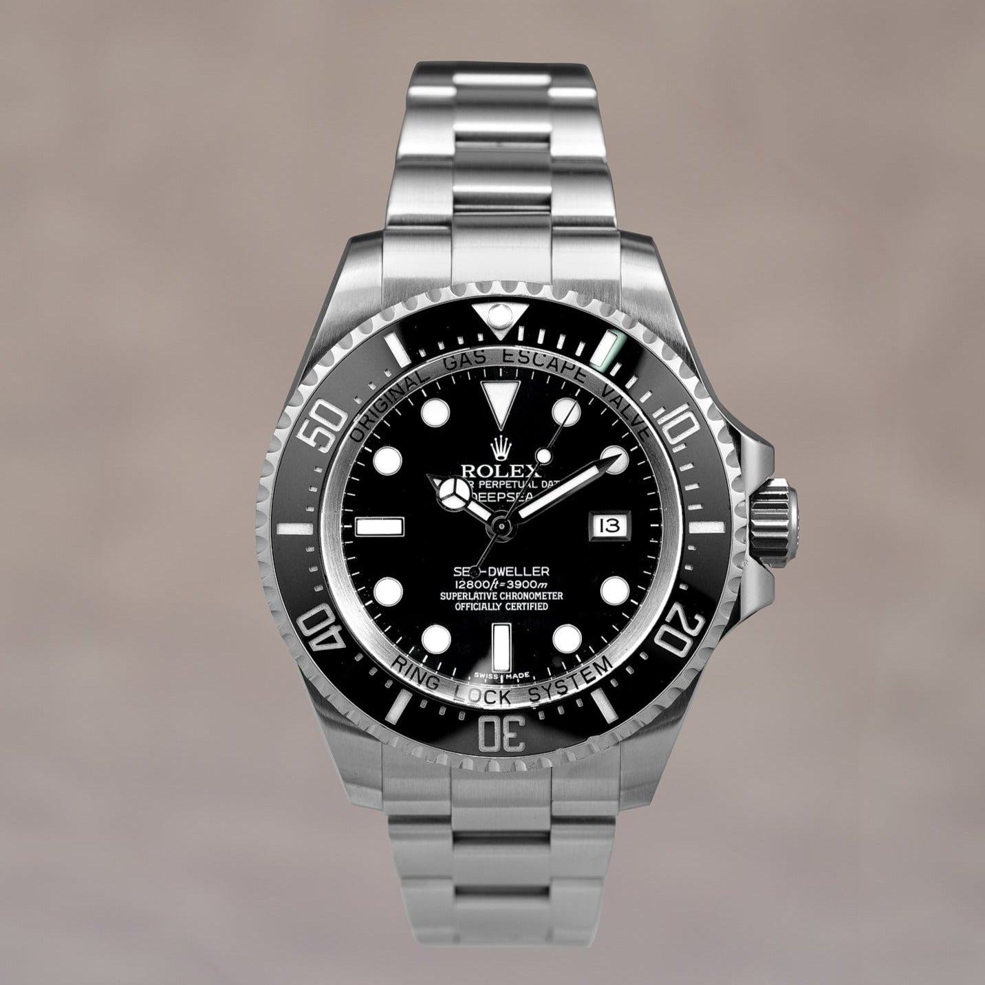 rolex deep sea black