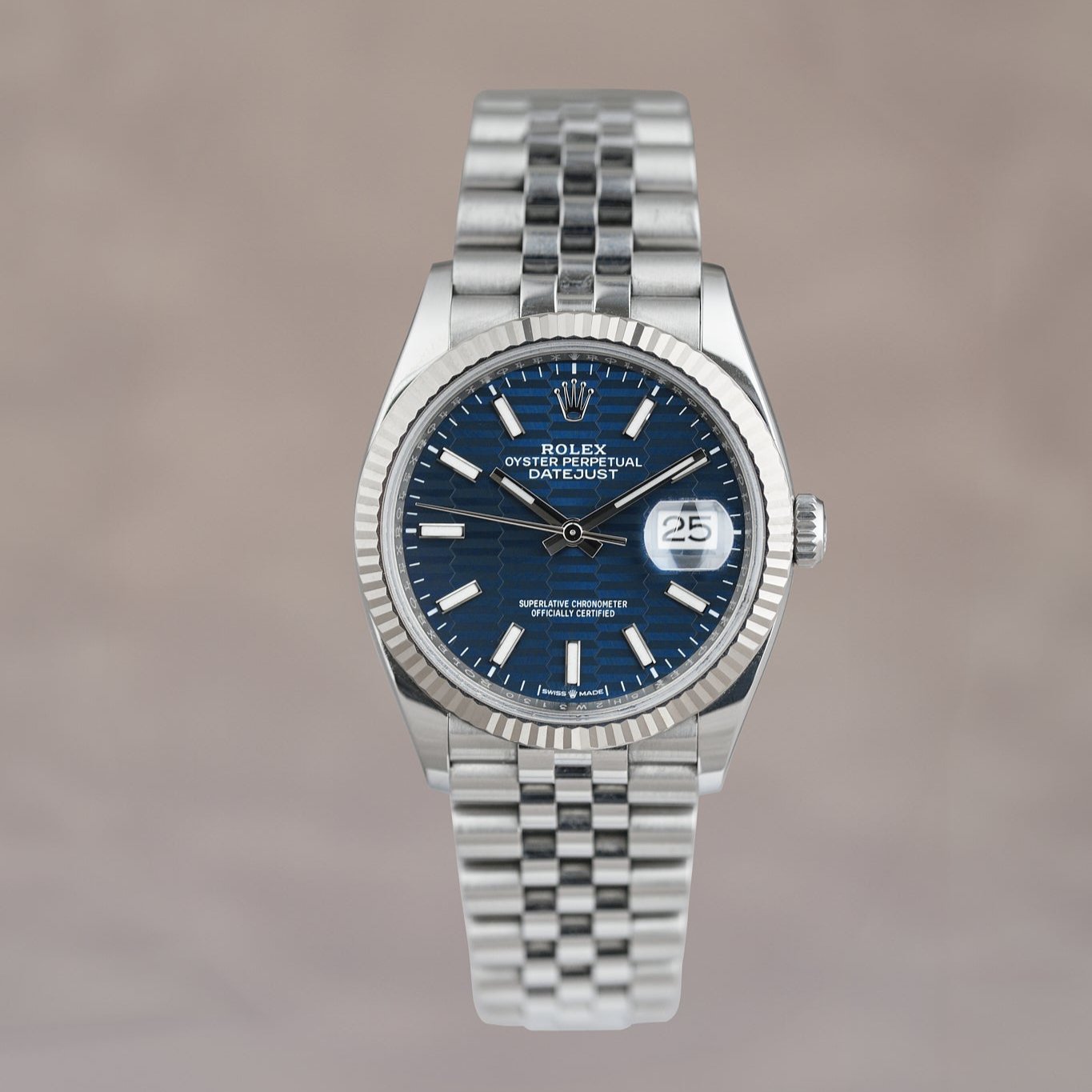 Datejust blue dial 36mm discount