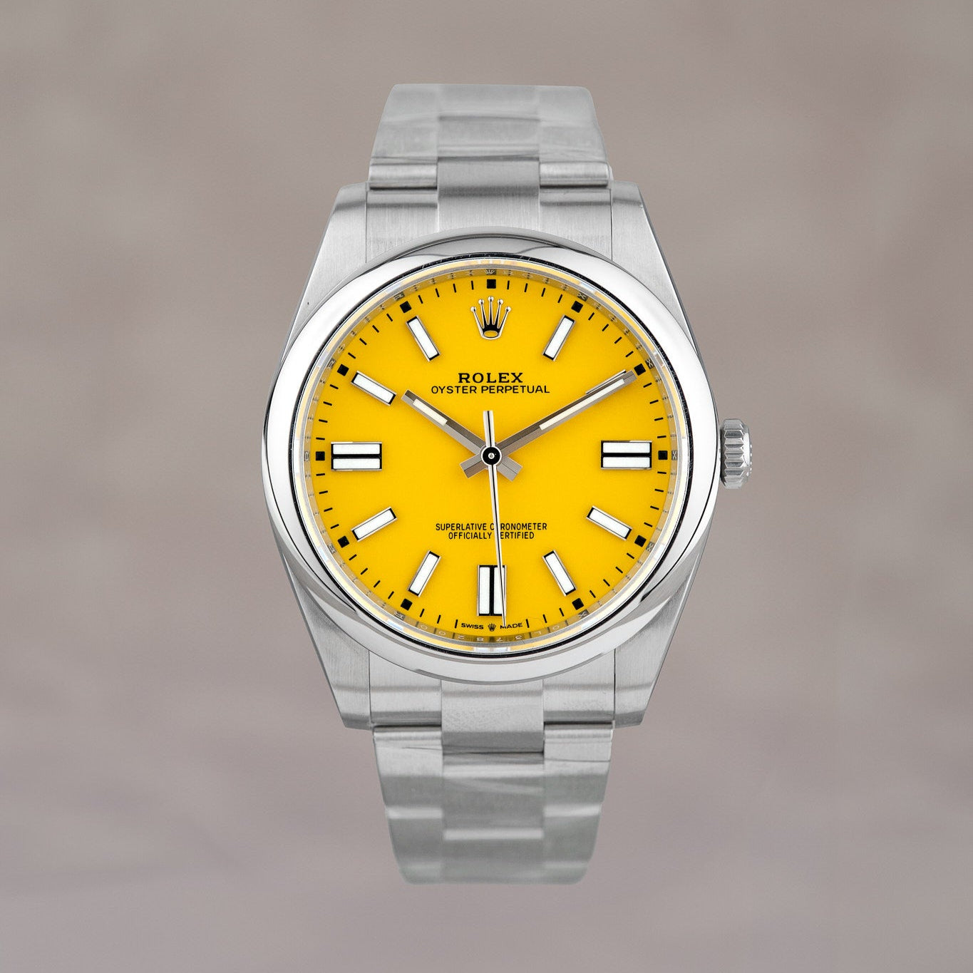 Rolex Oyster Perpetual 41 Mustard Yellow Dial – Gentry Timepieces