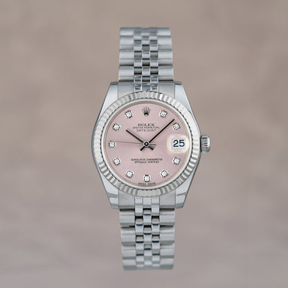 Rolex Datejust 31 Pink with Diamonds 31mm 178274 2011