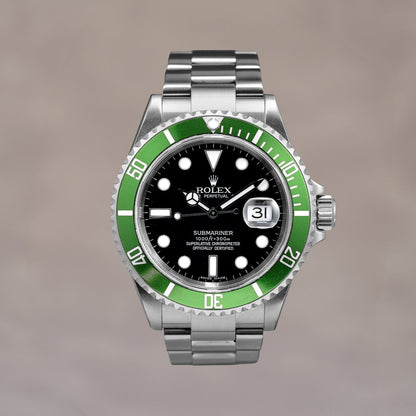 Rolex Submariner Date 40 Kermit 40mm 16610LV 2008