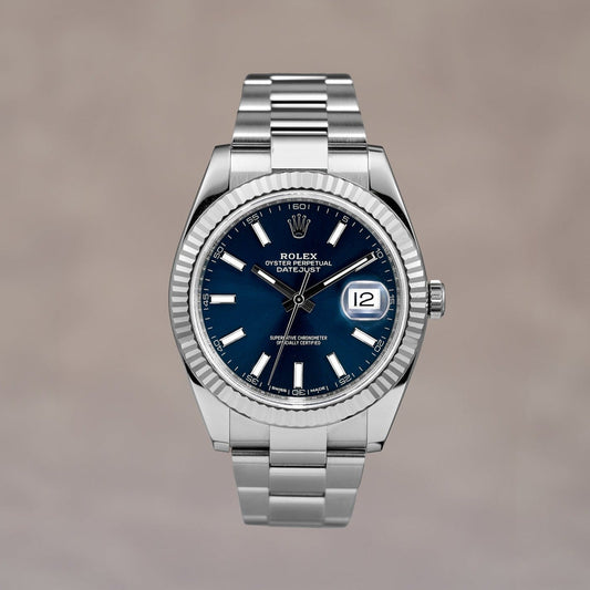 Rolex Datejust 41 Blue Dial 126334 2017