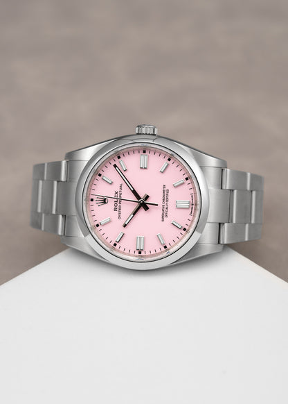 Rolex Oyster Perpetual 36 Candy Pink Dial