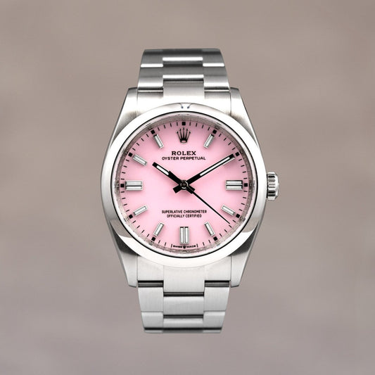 Rolex Oyster Perpetual 36 Candy Pink Dial