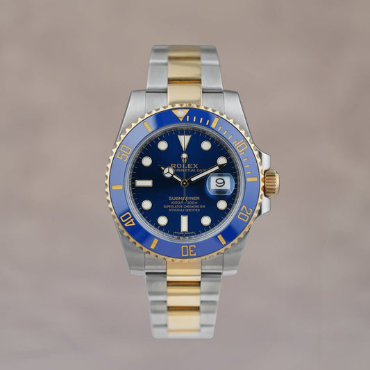 Rolex Submariner Date 40 Two Tone Yellow Gold Bluesy 116613LB 2016