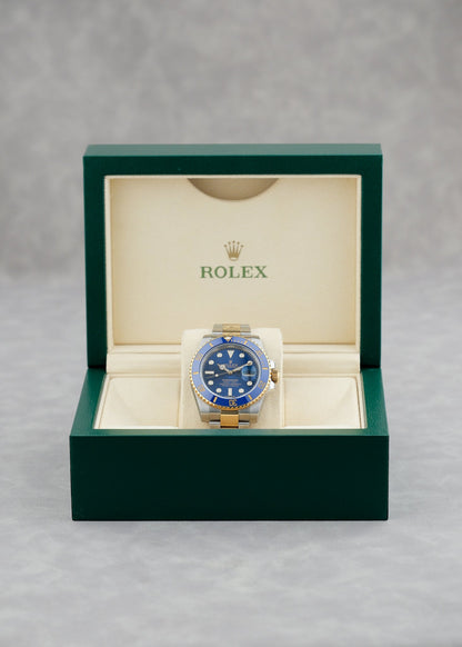 Rolex Submariner Date 40 Two Tone Yellow Gold Bluesy 116613LB 2017