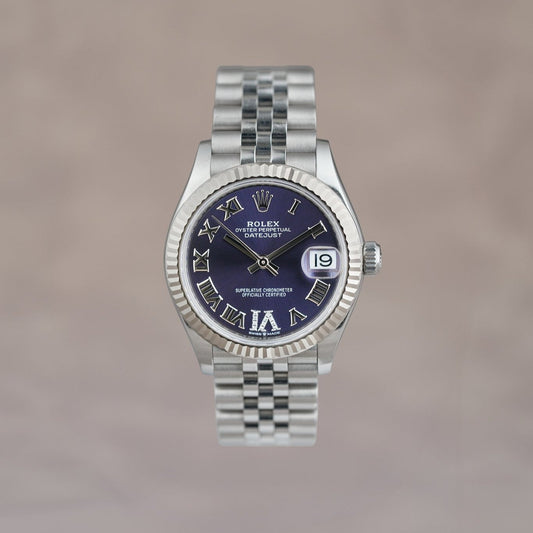 Rolex Datejust 31 Aubergine VI Diamonds (Brand New)