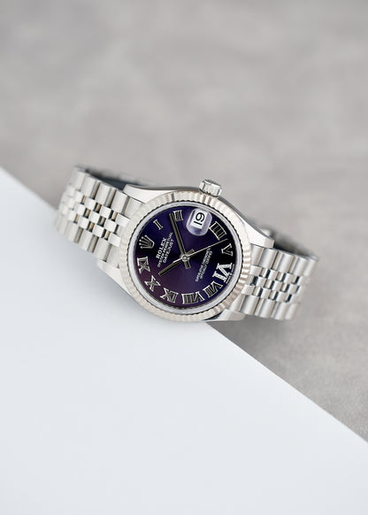 Rolex Datejust 31 Aubergine Roman Diamonds VI 278274 2025