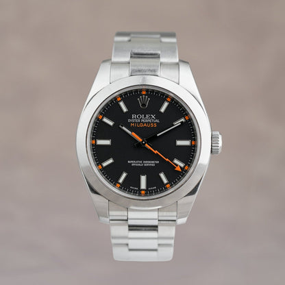Rolex Milgauss 40 Black 40mm 116400 2012