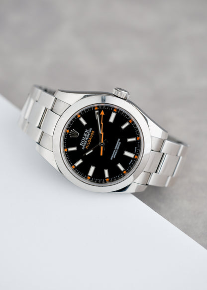Rolex Milgauss Black Dial 116400 2012