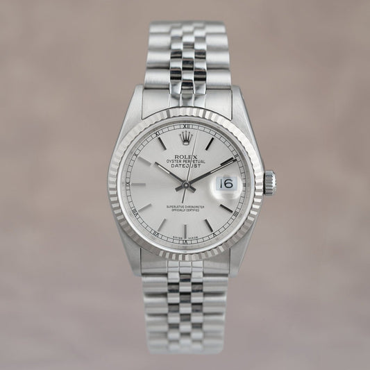 Rolex Datejust 36 Silver Dial 16234 1989