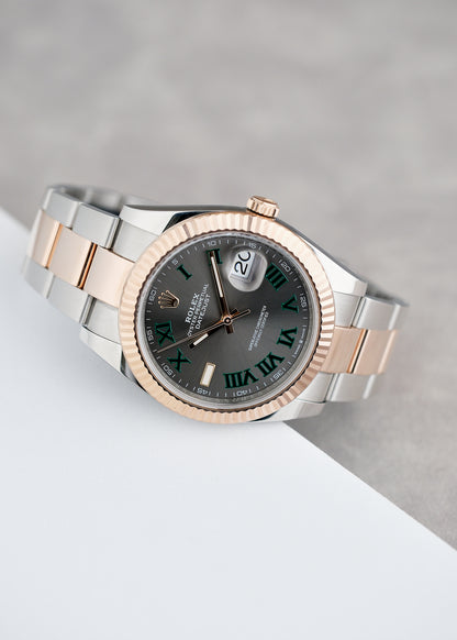 Rolex Datejust 41 Two Tone Rose Gold Wimbledon (Brand New) 41mm 126331 2024