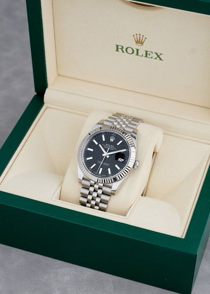 Rolex Datejust 41 Black Dial 126334 2017