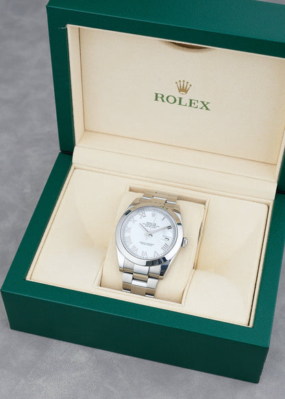 Rolex Datejust 41 White Roman 126300 2026 (Brand New)