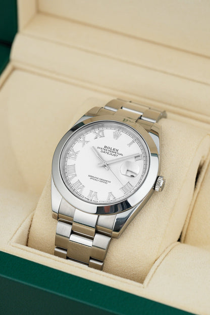Rolex Datejust 41 White Roman 126300 2026 (Brand New)