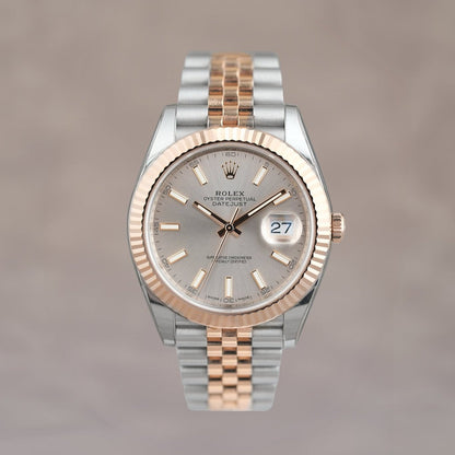 Rolex Datejust 41 Two Tone Rose Gold Sundust Stick 41mm 126331 2008