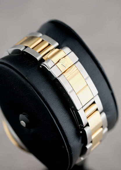 Rolex Cosmograph Daytona Zenith Two Tone Yellow Gold White Dial 16523 1998