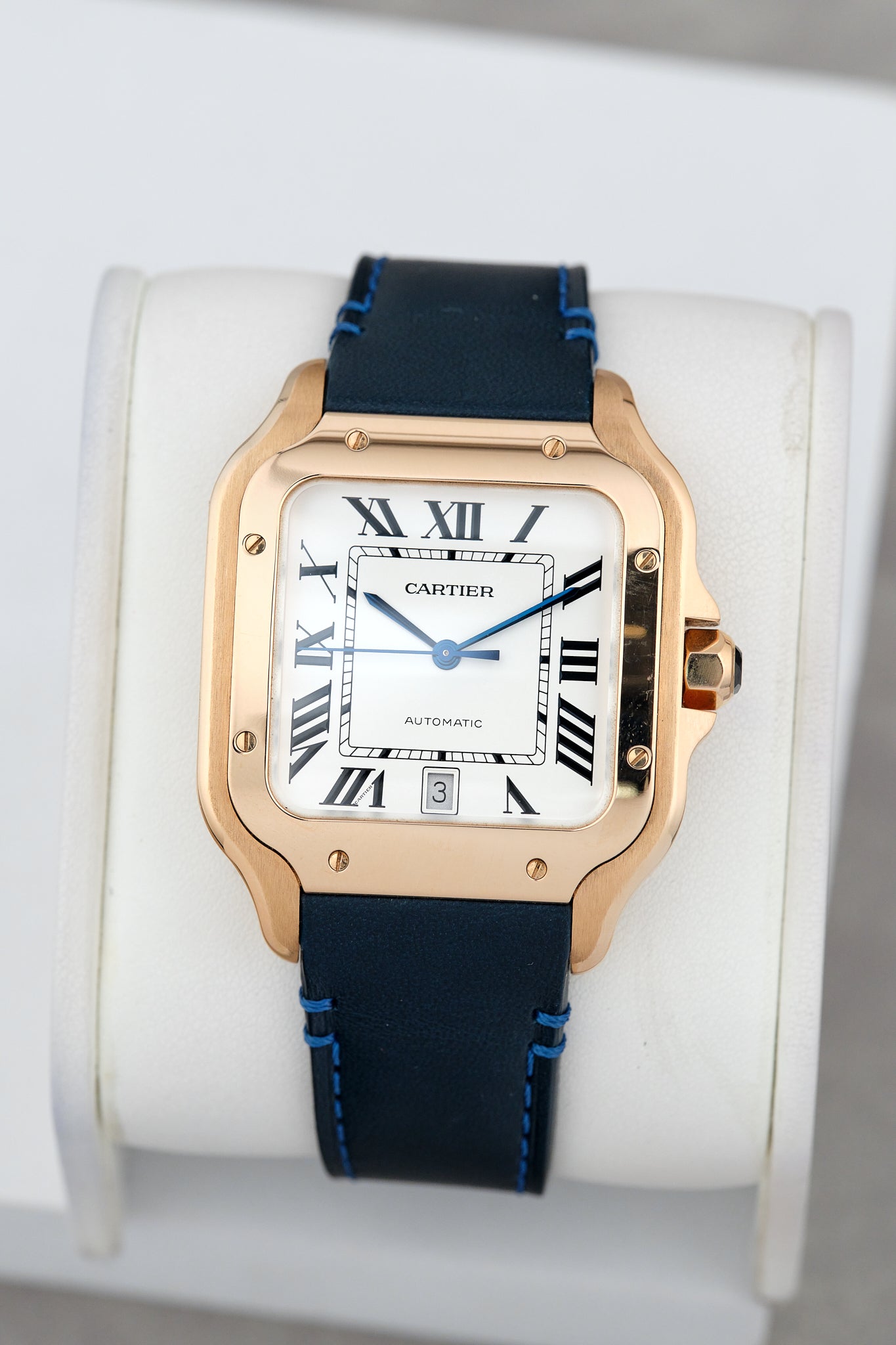 Cartier Santos De Cartier Rose Gold – Gentry Timepieces