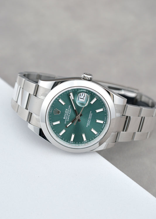 Rolex Datejust 41 Mint Green 126300 2026 (Brand New)