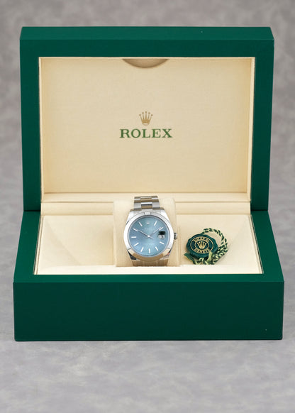 Rolex Datejust 41 Mint Green Smooth 41mm 126300 2023
