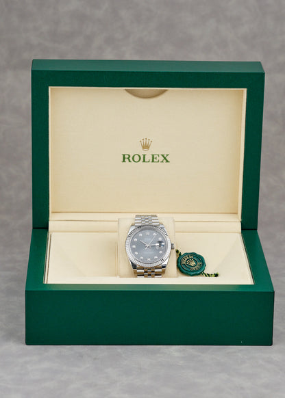 Rolex Datejust 41 Rhodium Dial With Diamonds 126334 2026 (Brand New)