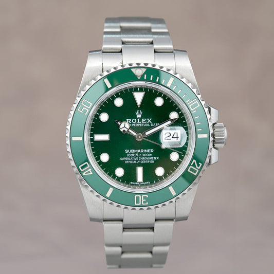 Rolex Submariner 40 Date Hulk 116610LV 2013