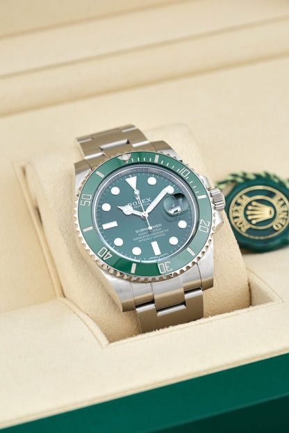 Rolex Submariner Date Hulk 116610LV 40mm 2018