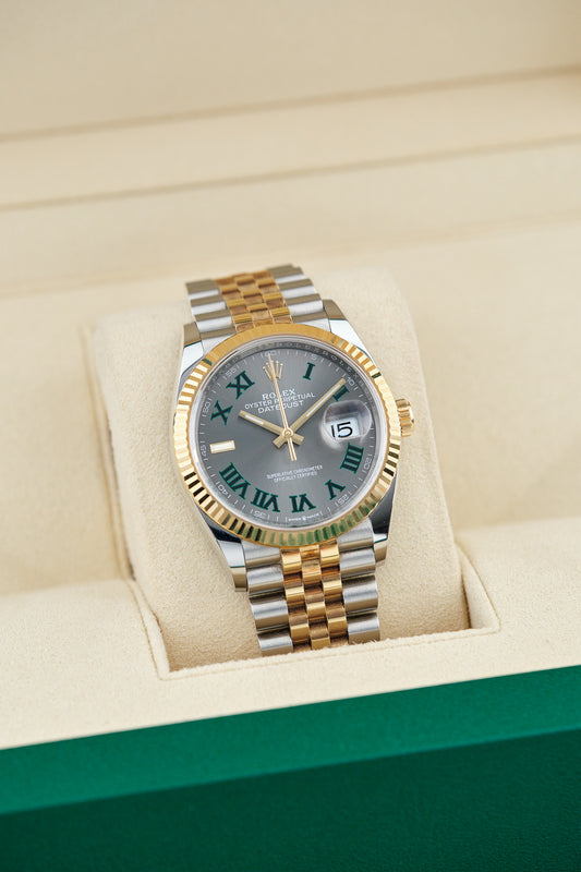 Rolex Datejust 36 Two Tone Yellow Gold Wimbledon (Brand New) 36mm 126233 2025