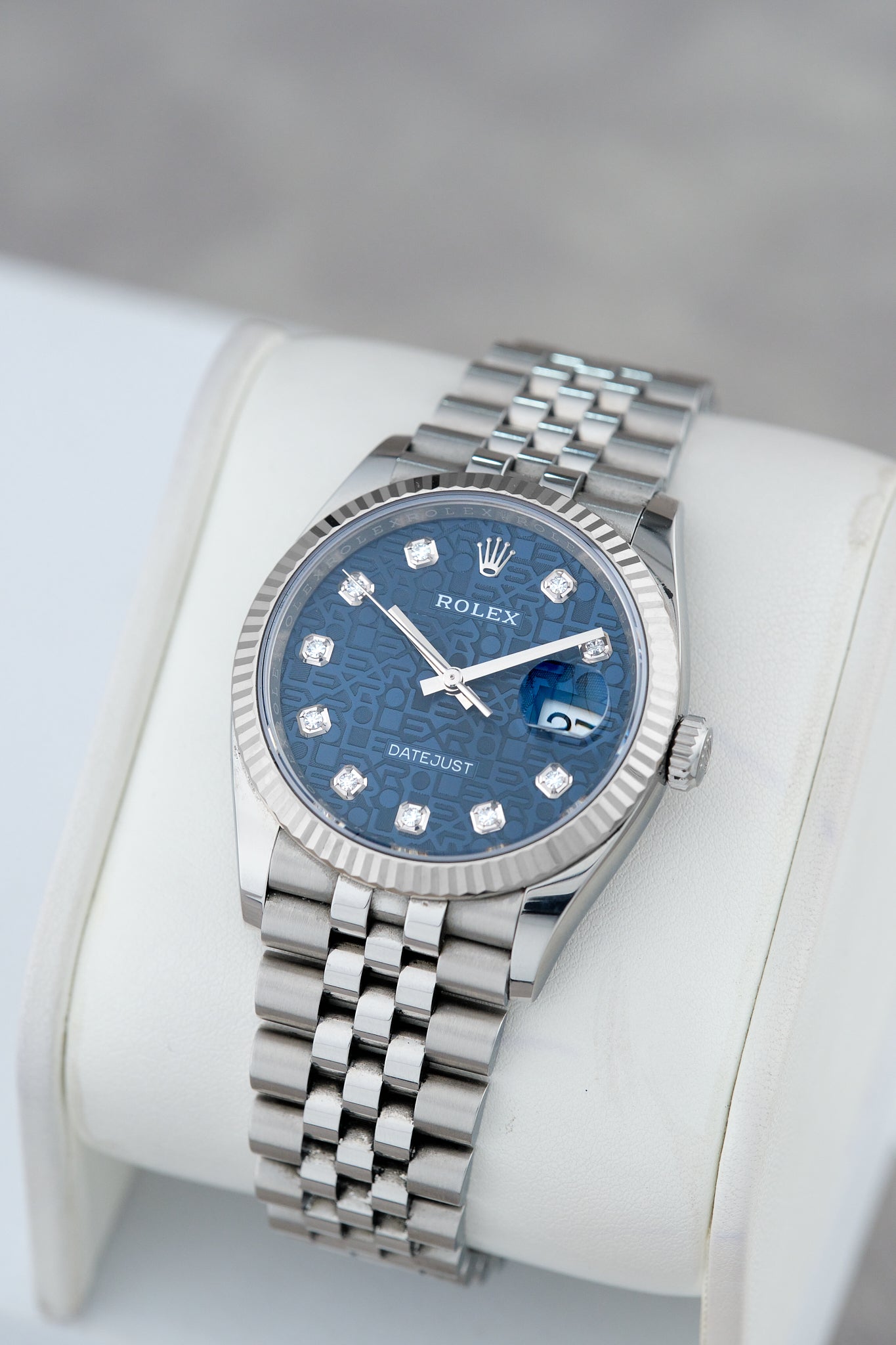 Rolex Datejust 36 Blue Anniversary Diamonds Dial 36mm 126234 2020