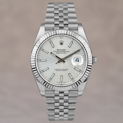 Rolex Datejust 41 Silver Stick 126334 2026 (Brand New)