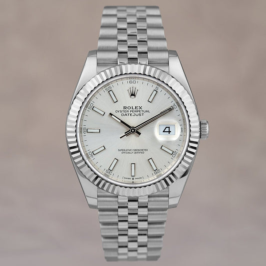 Rolex Datejust 41 Silver Stick 126334 2026 (Brand New)
