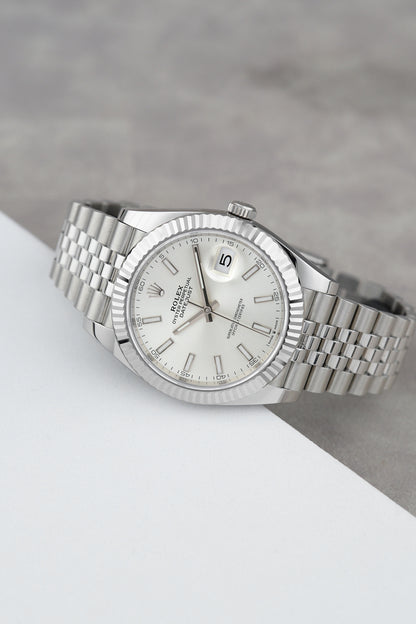 Rolex Datejust 41 Silver Stick 126334 2026 (Brand New)