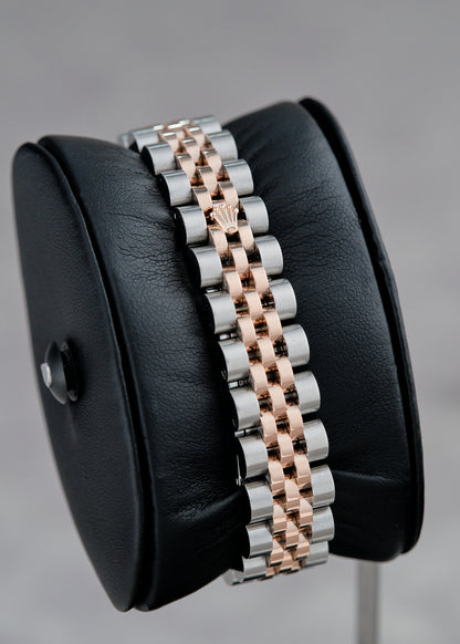 Rolex Datejust 26 Two Tone Everose White Anniversary Dial With Diamonds 179171 2013