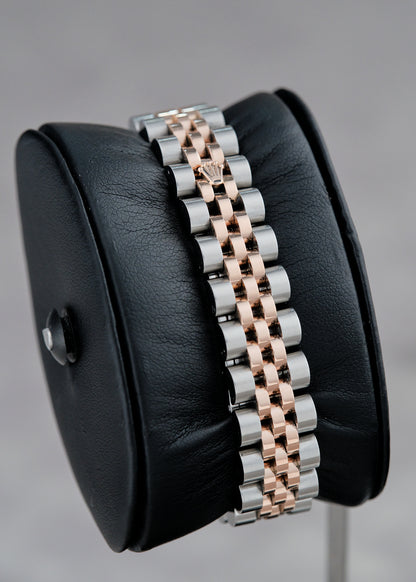 Rolex Datejust 26 Two Tone Rose Gold Salmon Anniv. w/ Diamonds 26mm 2015