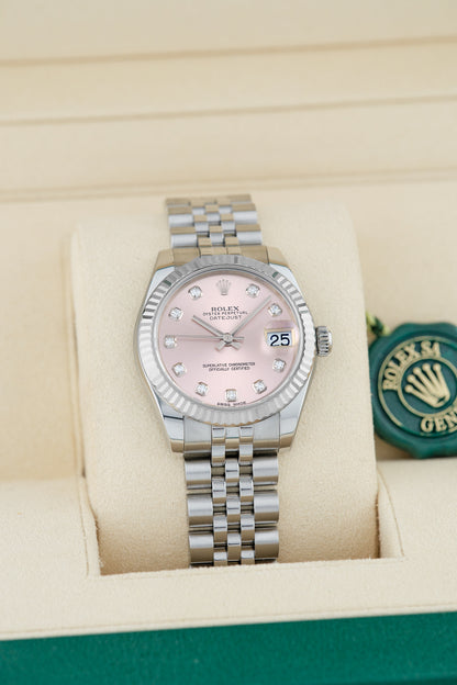Rolex Datejust 31 Pink with Diamonds 31mm 178274 2011