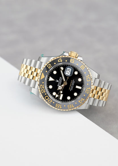 Rolex GMT-Master II Two Tone Yellow Gold Guinness 126713GRNR 2023
