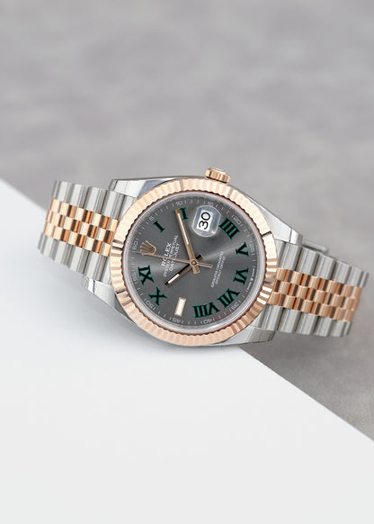 Rolex Datejust 41 Two Tone Rose Gold Wimbledon 41mm 126331 2025
