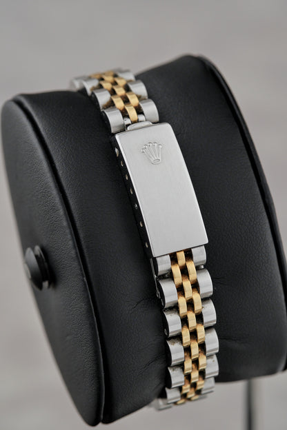 Rolex Datejust 26 Two Tone Yellow Gold Champagne Dial With Diamonds