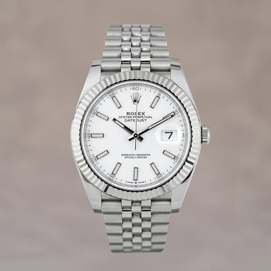 Rolex Datejust 41 White Stick 41mm 126334 2022