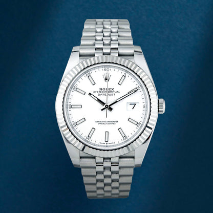 Rolex Datejust 41 White Stick 126334 2026 (Brand New)