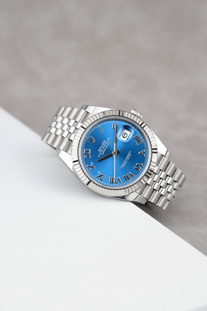 Rolex Datejust 41 Azzuro Blue Dial
