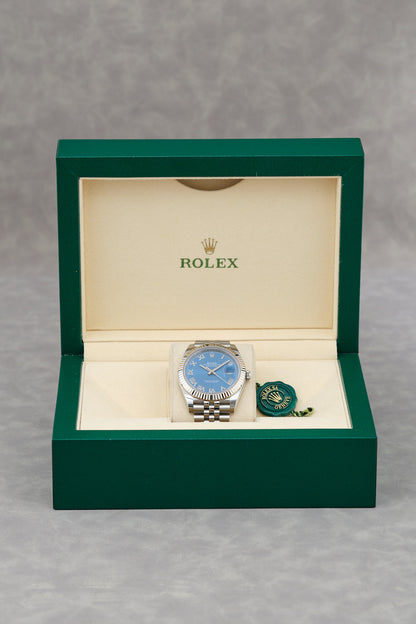 Rolex Datejust 41 Azzuro Blue 126334 2025 (Brand New)