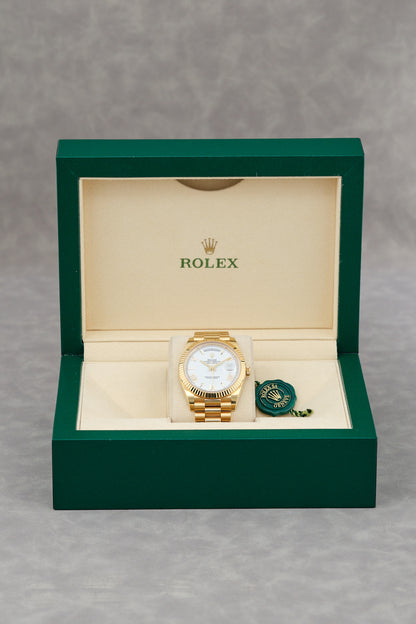 Rolex Day  Date 40 Full Yellow Gold  Roman Dial 40mm 228238  2019
