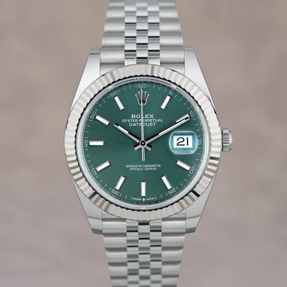 Rolex Datejust 41 Mint Green 126334 2026 (Brand New)