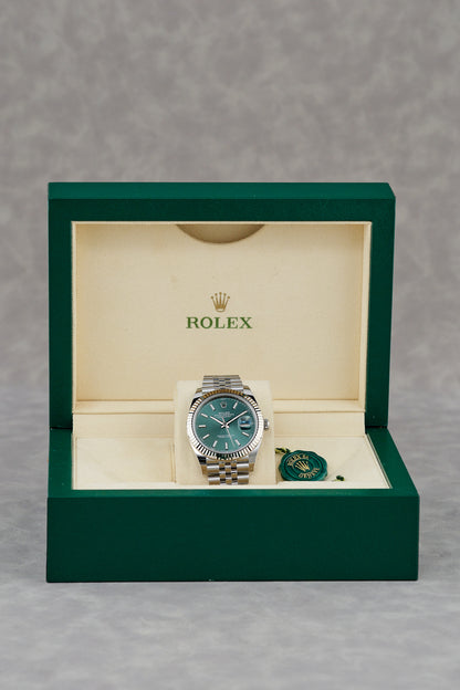 Rolex Datejust 41 Mint Green 126334 2026 (Brand New)