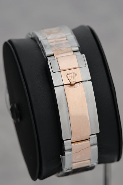 Rolex Yacht-Master 40 Two Tone Everose Black Dial