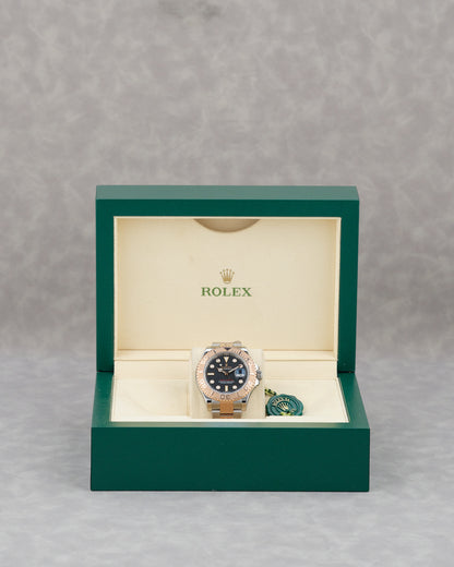 Rolex Yacht-Master 40 Two Tone Everose Black Dial