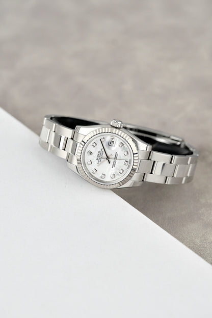 Rolex Datejust 26 Mother Of Pearl Diamonds 26mm 179174 2015