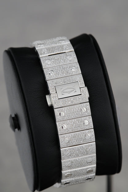 Cartier Santos De Cartier Iced Out