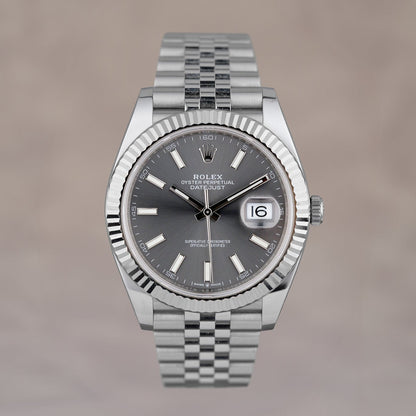 Rolex Datejust 41 Rhodium Stick 41mm 126334 2022